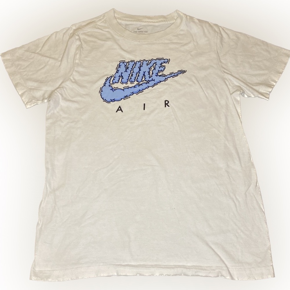 Kids White Nike air graphic t-shirt